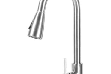 Izlietnes maisītājkrāns ar izvelkamu krānu, nerūsējošā tērauda, ar vienu sviru | Adexa STFR01