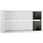 Sienas skapītis Skapītis Nerūsējošais tērauds 800x400x650mm | Adexa SWC8040