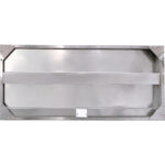 Sienas skapītis ar durvīm Nerūsējošais tērauds 600x400x650mm | Adexa SWC60402D - Image 2