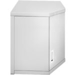 Sienas skapis Stūra vienība Nerūsējošais tērauds 600x600x400x400x800mm | Adexa SWCCNH60402DR - Image 5