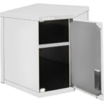 Sienas skapis Stūra vienība Nerūsējošais tērauds 600x600x400x400x800mm | Adexa SWCCNH60402DR - Image 4