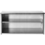 Sienas skapītis no nerūsējošā tērauda 1800x400x800mm | Adexa SWCH18040