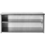 Sienas skapītis skapītim Nerūsējošais tērauds 2000x400x800mm | Adexa SWCH20040