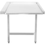 Izkrāmēšanas galds Labā puse 600x650x850mm Bez apakšējā plaukta Bez aizsargmalas Nerūsējošais tērauds | Adexa SWT6065L - Image 5