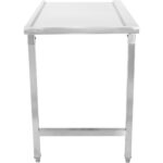 Izkrāmēšanas galds Labā puse 600x650x850mm Bez apakšējā plaukta Bez aizsargmalas Nerūsējošais tērauds | Adexa SWT6065L - Image 3