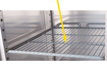 Vadu plaukts Adexa picas un maiznīcu letes ledusskapjiem ar 800 mm dziļumu