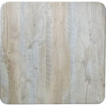 Laminēts kvadrātveida galda virsma balts 30x30 collas | Adexa TT3030WHITE