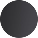 Laminēts apaļš galda virsmas reversīvs galdu mahagons un melns Ø30'' | Adexa TT30RMB - Image 3