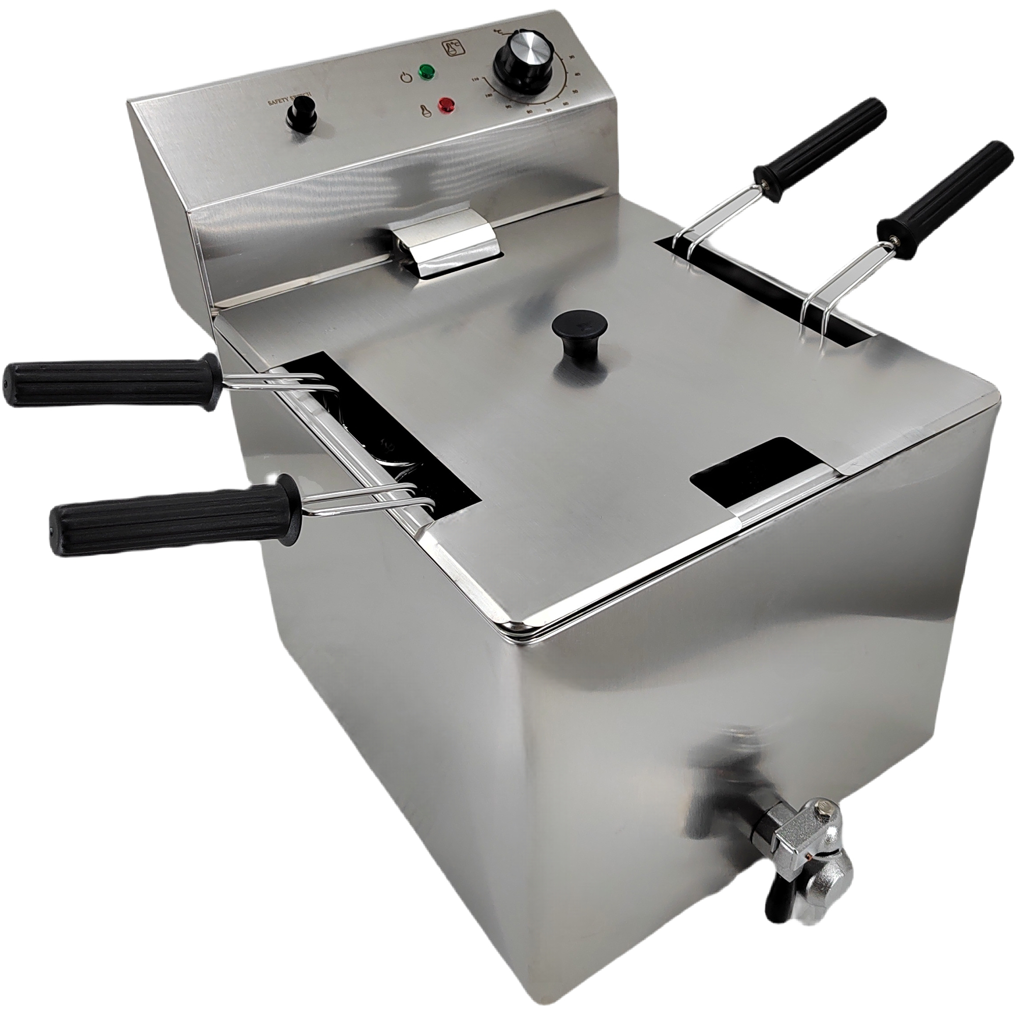 Elektriska komerciāla pastas katls 4 grozi 12 litri 3kW Izplūdes krāns | Adexa VAPC4 Elektriska komerciāla pastas katls 4 grozi 12 litri 3kW Izplūdes krāns | Adexa VAPC4 - Image 1