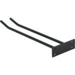 Vīna glāžu turētājs melns, pie sienas stiprināms, garums 300mm, 3 vīna glāzes | Adexa WGA18500300B - Image 5