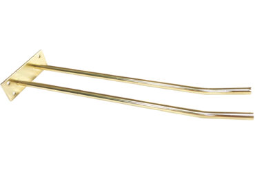 Vīna glāžu turētājs uz sienas, zelta, garums 300mm, 3 vīna glāzes | Adexa WGA18500300G