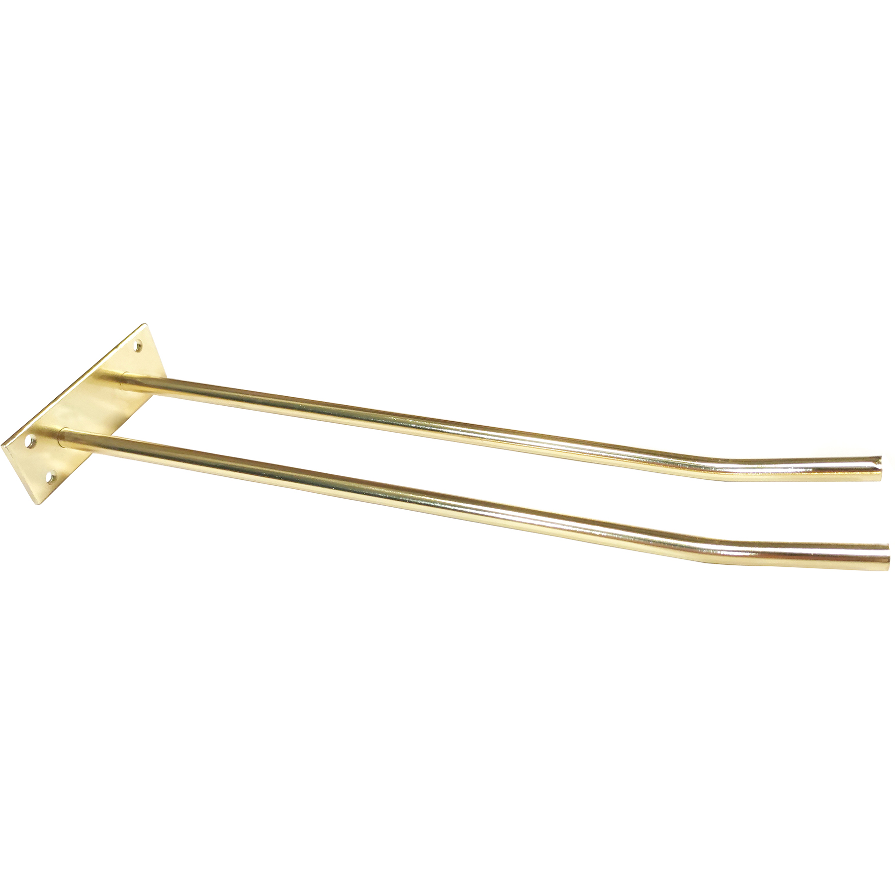 Vīna glāžu statīvs Vīna glāžu statīvs, zelta, sienas montējams, garums 400 mm, 4 vīna glāzes | Adexa WGA18500400G - Image 1