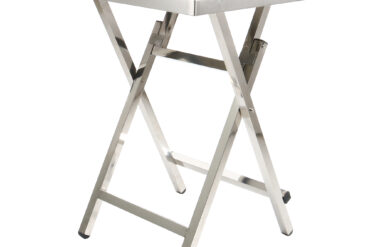 Salokāms nerūsējošā tērauda bistro galds 600x600x700mm | Adexa WHBT6060