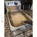 Komerciālais fritieris Vienvietīgais Elektriskais 10 litru 2.5kW Galda | Adexa WHCDFS - Image 2