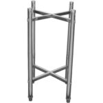Komerciāls nerūsējošā tērauda griešanas dēļa galds / Gaļas kapāšanas bloks ⌀520*750mm | Adexa WHCY0303 - Image 2