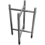Komerciāls nerūsējošā tērauda griešanas dēļa galds / Gaļas kapāšanas bloks ⌀520*750mm | Adexa WHCY0303 - Image 4