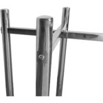 Komerciāls nerūsējošā tērauda griešanas dēļa galds / Gaļas kapāšanas bloks ⌀520*750mm | Adexa WHCY0303 - Image 6