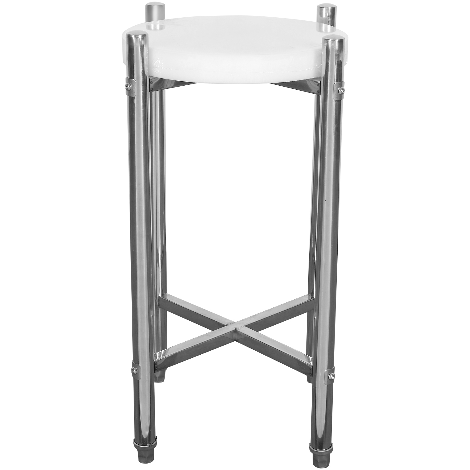 Komerciāls nerūsējošā tērauda griešanas dēļa galds / Gaļas kapāšanas bloks ⌀520*750mm | Adexa WHCY0303 Komerciāls nerūsējošā tērauda griešanas dēļa galds / Gaļas kapāšanas bloks ⌀520*750mm | Adexa WHCY0303 - Image 1