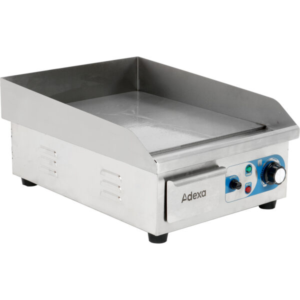 Komerciālais grils gluds mazs 1 zona 2kW elektrisks | Adexa WHEG810AF