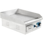 Komerciāls Rievots Elektriskais Mazais Pannas Cepšanas Virsma, 1 zona 2 kW | Adexa WHEG810AR