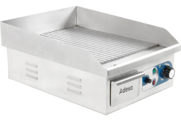 Komerciāls Rievots Elektriskais Mazais Pannas Cepšanas Virsma, 1 zona 2 kW | Adexa WHEG810AR