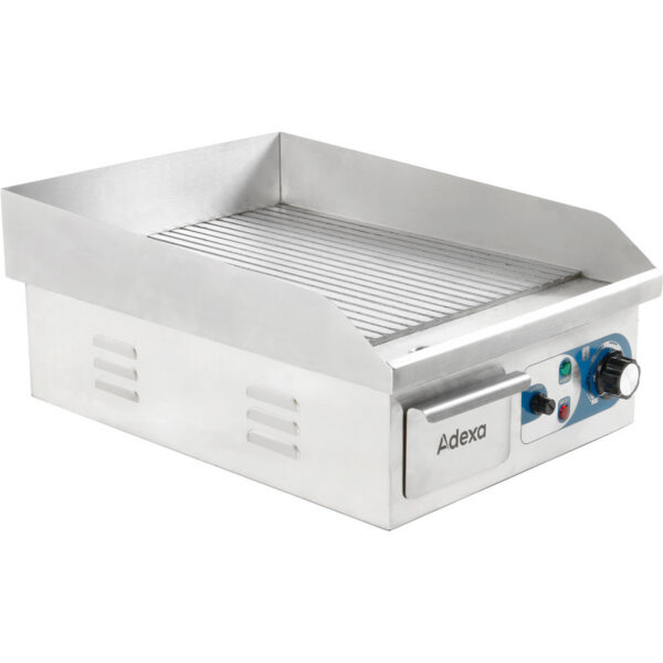 Komerciāls Rievots Elektriskais Mazais Pannas Cepšanas Virsma, 1 zona 2 kW | Adexa WHEG810AR