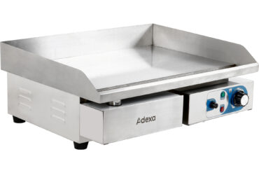 Komerciāla vidēja gluda elektriskā grila plīts ar vienu zonu 3kW | Adexa WHEG818AF