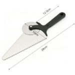 2 vienā picas riteņa griezējs un servēšanas rīks no nerūsējošā tērauda | Adexa WHK057 - Image 2