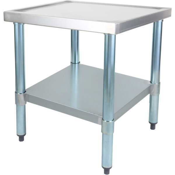 Nerūsējošā tērauda profesionālais aprīkojuma statīvs ar galvanizētu apakšplauktu un jūras malām 600x700x600mm | Adexa WHMT7060
