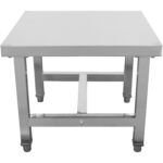 Komercaprīkojuma statīvs / Zema augstuma galds Nerūsējošais tērauds 450x450x400mm | Adexa WHPS4545 - Image 7
