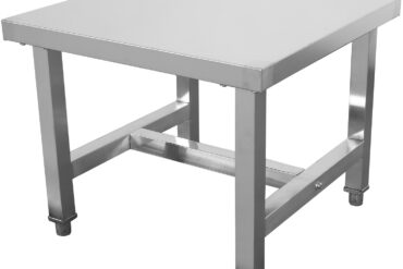 Komercaprīkojuma statīvs / Zema augstuma galds Nerūsējošais tērauds 450x450x400mm | Adexa WHPS4545