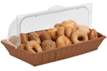 Komercmaizes displeja grozs ar rullējamu vāku 530x325x80mm Brūns | Adexa WHRBBC2