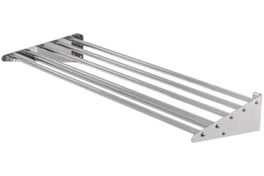 Cauruļveida sienas plaukts Nerūsējošais tērauds 1800x320x140mm | Adexa WHRT180