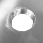 Komerciāla izlietne ar notekas caurumiem Nerūsējošais tērauds 1000x600x900mm 1 bļoda kreisajā pusē Ar aizsargsienu | Adexa WHSTD1070L - Image 4