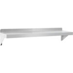 Sienas plaukts Nerūsējošais tērauds 2100x400x254mm | Adexa WHWS40210