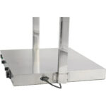 Bufetes ēdienu sildītājs ar statni Nerūsējošā tērauda 2 infrasarkanās lampas Šķaudīšanas aizsargi 2xGN1/1 | Adexa WM2FXX - Image 3