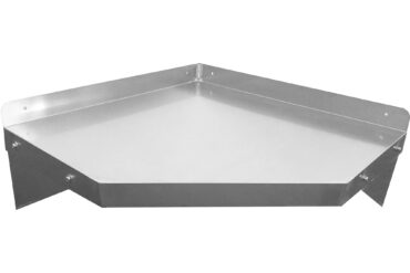 Sienas plaukts stūra vienība Nerūsējošais tērauds 1000x1000x300mm | Adexa WSCN10030