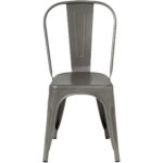 Bistro ēdamistabas krēsls Tērauda Gun Metal Iekštelpās | Adexa WW163DG - Image 2