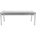 Tirdzniecības portāls ar sloksnes sildītāju un apgaismojumu 600 mm | Adexa XDHHB6001T - Image 4