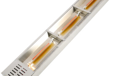 Tirdzniecības portāls ar sloksnes sildītāju un apgaismojumu 600 mm | Adexa XDHHB6001T