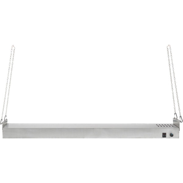 Komerciālais piekaramais portiks ar joslas sildītāju un apgaismojumu un ķēdēm 1500 mm | Adexa XDHHB1500N