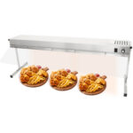 Komerciālais portāls ar joslas sildītāju, apgaismojumu un šķaubu aizsargu 1250x315x457mm | Adexa XDHHC1200SG