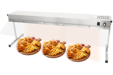 Komerciālais portāls ar joslas sildītāju, apgaismojumu un šķaubu aizsargu 1250x315x457mm | Adexa XDHHC1200SG