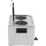 Komerciāls makaronu vārītājs Elektrisks 2 grozi 8 litri Galda virsma | Adexa XDPAC8 - Image 5