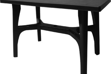 Taisnstūrveida terases galds 3,7 pēdas tumši pelēks 1100x580x745mm | | Adexa XDT317