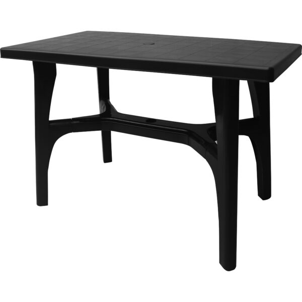 Taisnstūrveida terases galds 3,7 pēdas tumši pelēks 1100x580x745mm | | Adexa XDT317