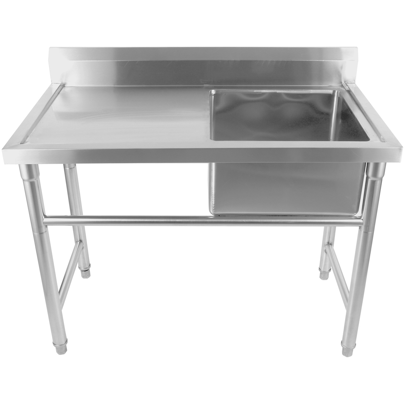 Komerciālais izlietne nerūsējošais tērauds 1080x600x900mm 1 bļoda labā puse Splashback | Adexa YDRST60110R Komerciālais izlietne nerūsējošais tērauds 1080x600x900mm 1 bļoda labā puse Splashback | Adexa YDRST60110R - Image 1