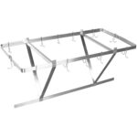 Griestu katlu pakaramais 12 āķiem Nerūsējošs tērauds 1000x508mm | | Adexa CMR10050 - Image 4