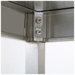 Profesionāls darba galds Nerūsējoša tērauda Apakšplaukts 600x800x900mm | Adexa DWT80060 - Image 2