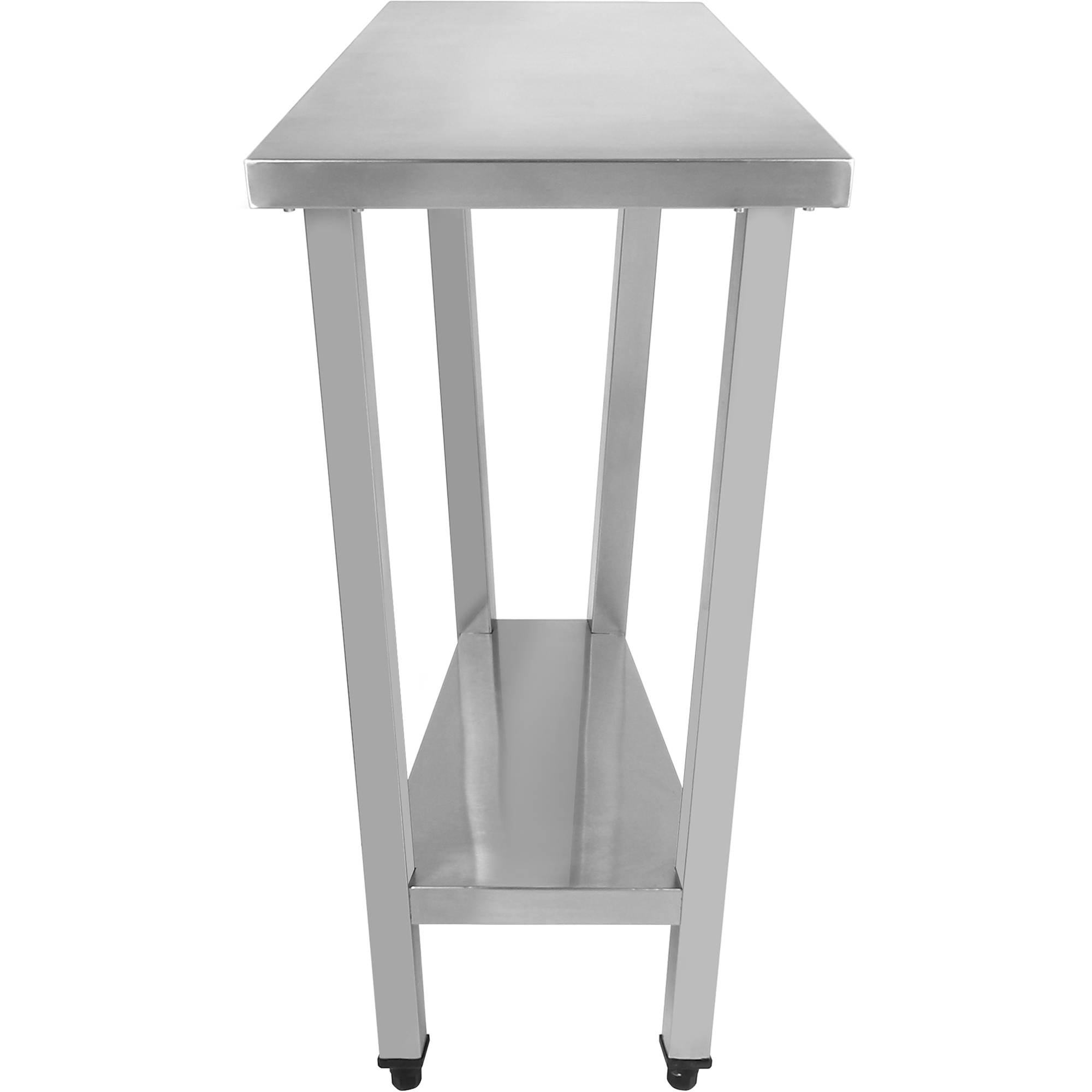 Profesionāls darba galds Nerūsējoša tērauda Apakšplaukts 600x800x900mm | Adexa DWT80060 Profesionāls darba galds Nerūsējoša tērauda Apakšplaukts 600x800x900mm | Adexa DWT80060 - Image 1